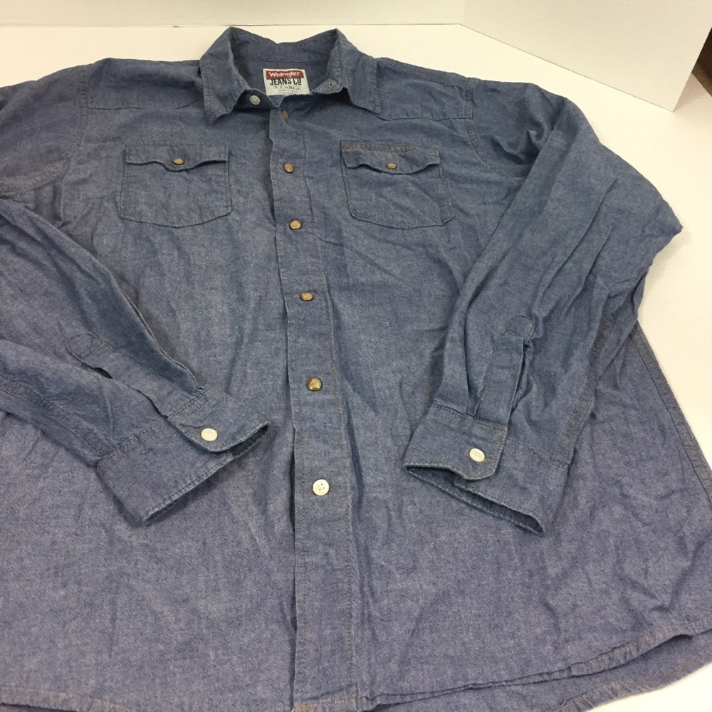 Men’s Wrangler Denim Shirt XL